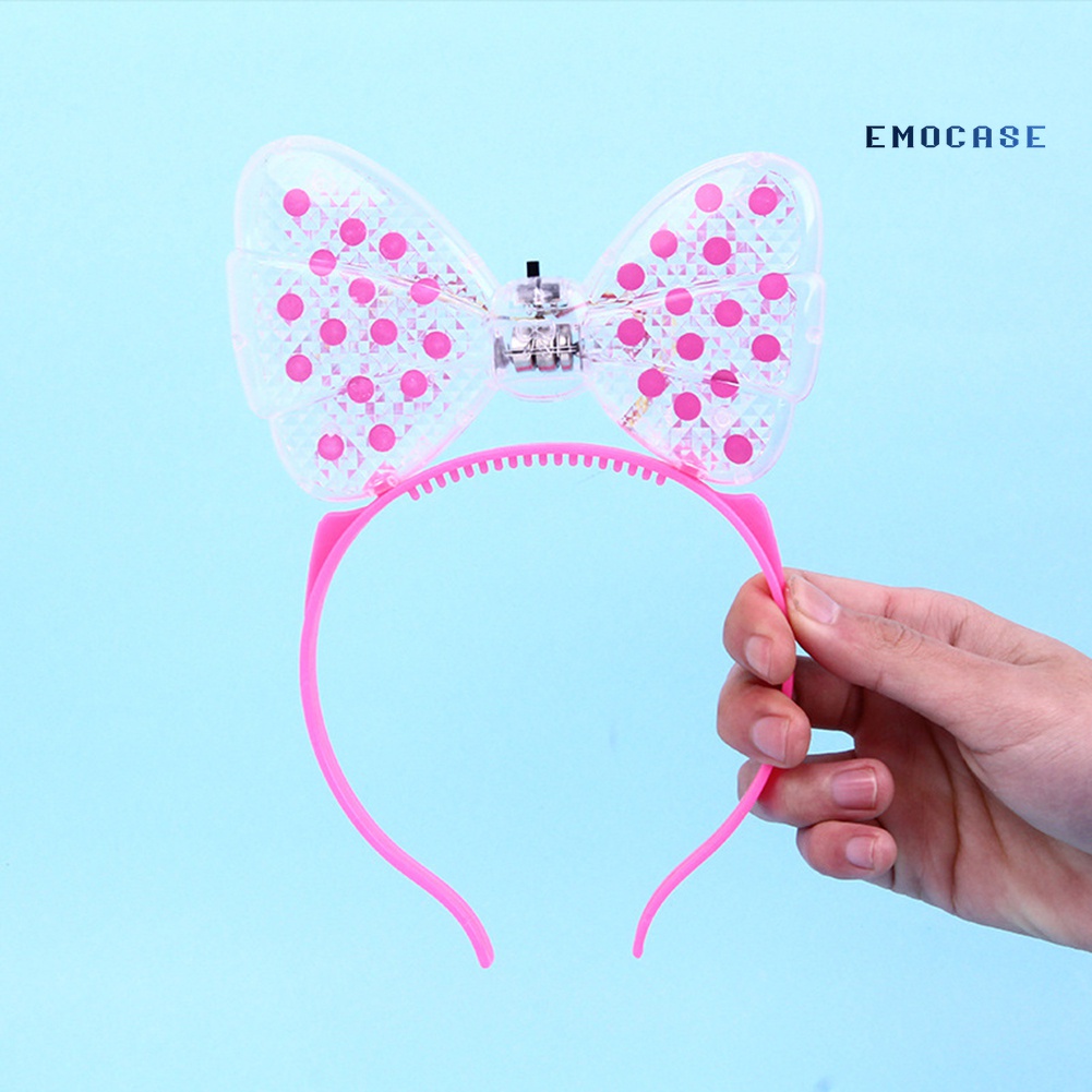 Băng Đô Nơ Có Đèn LED Phát Sáng