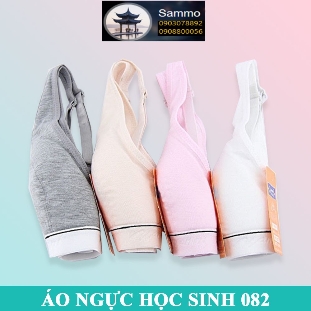 Áo Ngực Không Gọng Không Mút Thấm Hút Mồ Hôi Cho Học Sinh