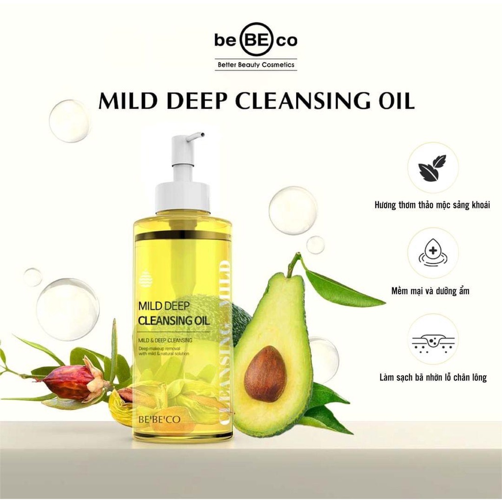 Dầu tẩy trang làm sạch sâu BEBECO Mild Deep Cleasing Oil 200ml