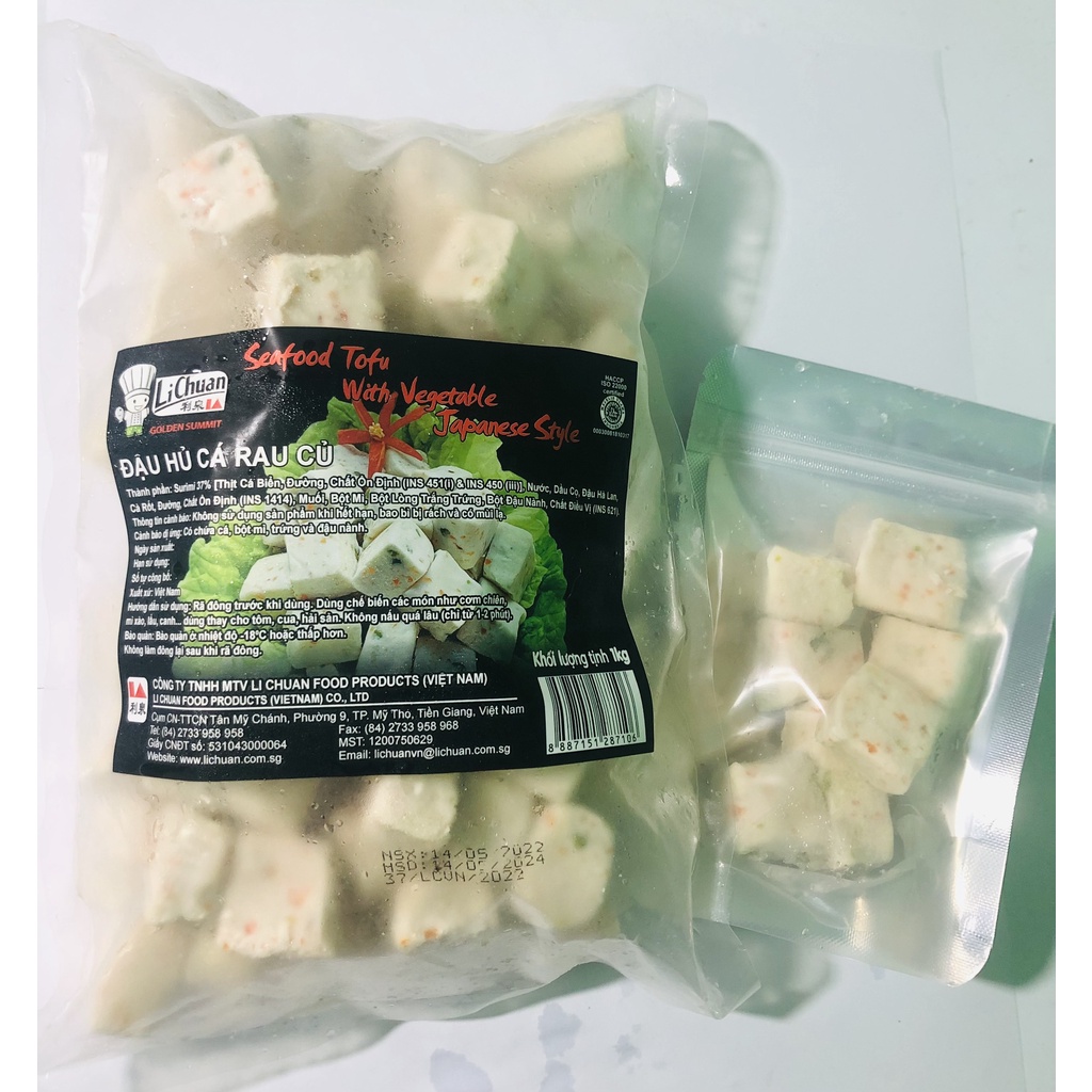 500G ĐẬU HŨ HẢI SẢN RAU CỦ LI CHUAN_ hàng mới về_ ship hỏa tốc