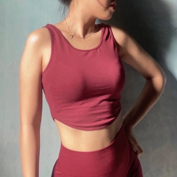 Áo Croptop không tay Vạt Bầu Fom Ôm Freesize 53kg Chất Lụa Mát Co Giản, Ảnh Thật 100% | BigBuy360 - bigbuy360.vn