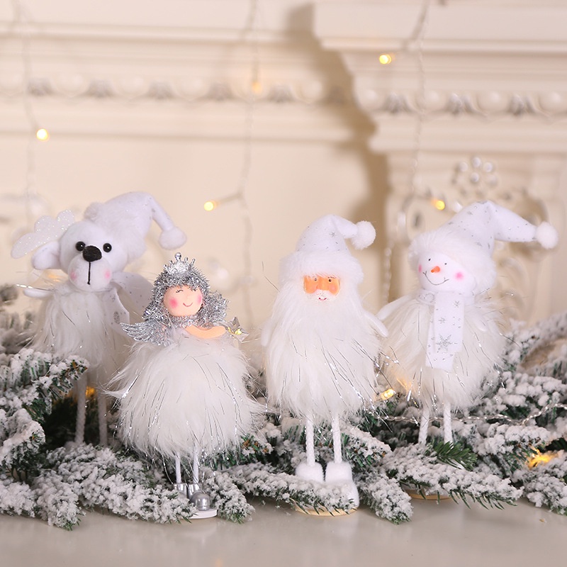 Búp Bê Treo Trang Trí Cây Thông Noel DIY Phụ Kiện Trang Trí Giáng Sinh Năm Mới Hình Thiên Thần