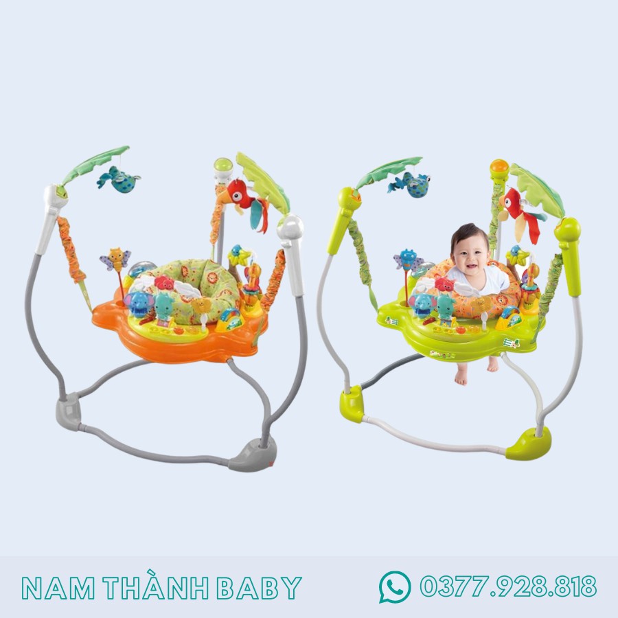 FREE SHIP !!! Ghế nhún tập đứng IBaby có đèn nhạc