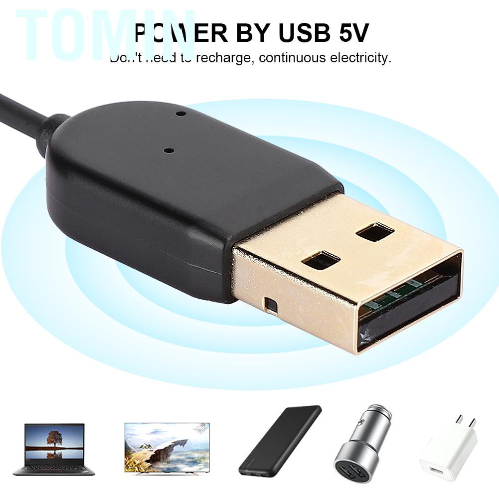 Bộ Chuyển Đổi Âm Thanh Usb 5.0 Aux3.5Mm Cho Xe Hơi