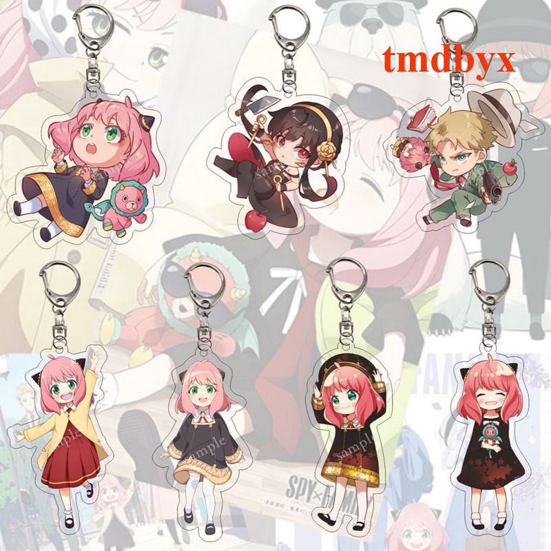 Tmdbyx Móc Khóa Acrylic In Hoạt Hình Spy X Family Twilight Yor Forger Anya Forger