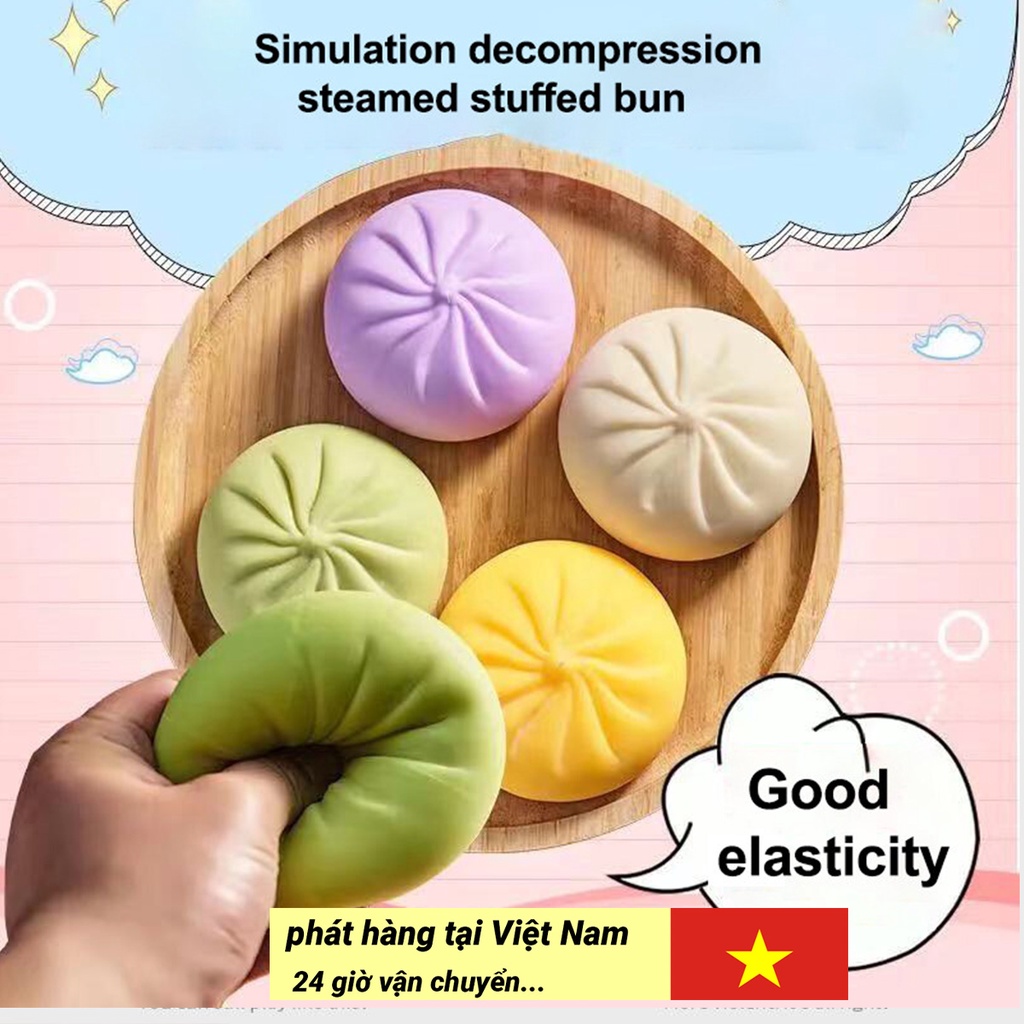 Bánh Bao Giảm Stress - Áp Lực Trong Học Tập - Công Việc - bánh bao dễ thương cho bé