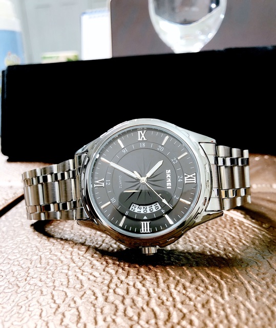 Đồng Hồ Nam Dây Thép Không Gỉ SKMEI SKU100N Mới | BigBuy360 - bigbuy360.vn