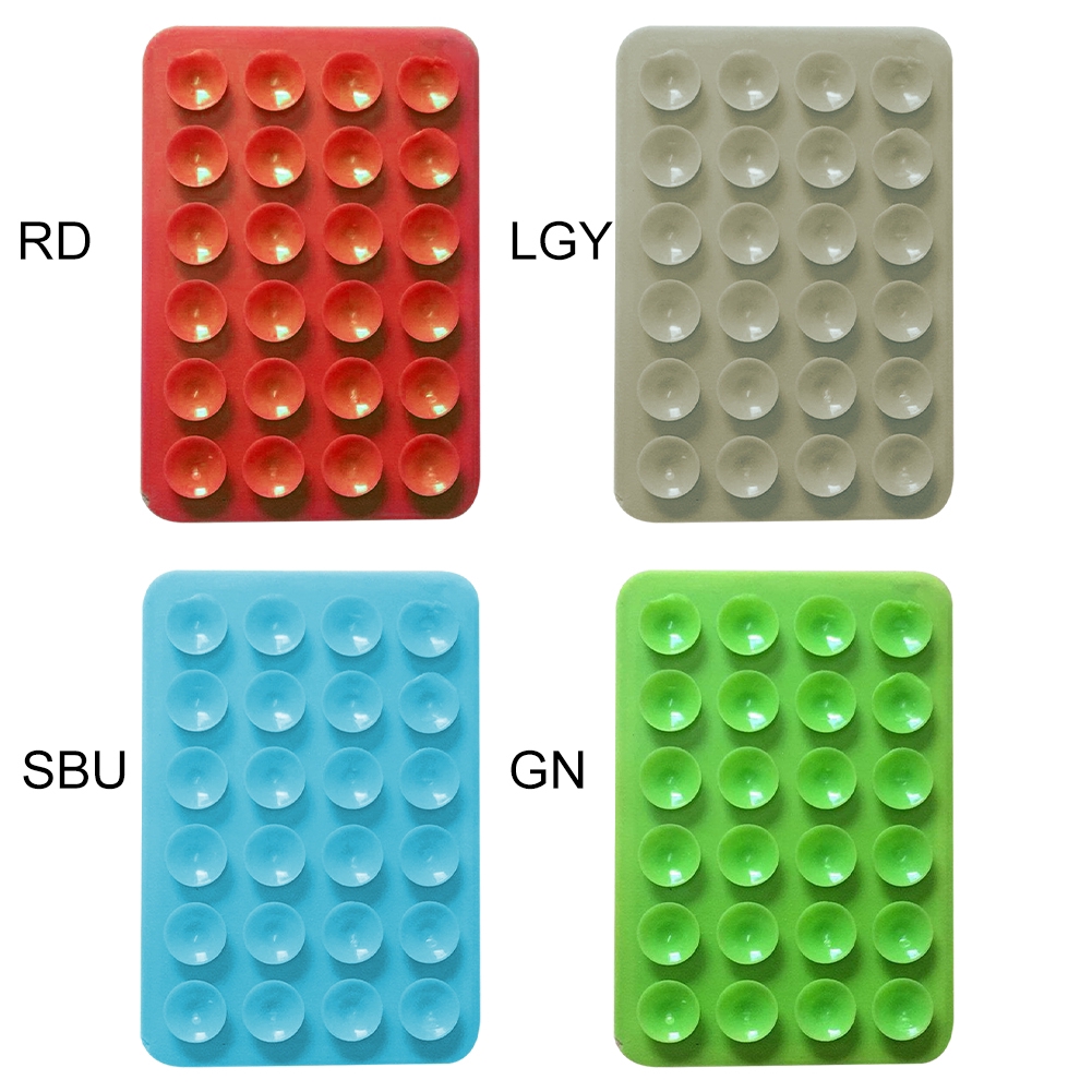 Miếng hít điện thoại di động chất liệu silicon gồm 24 ô tiện lợi