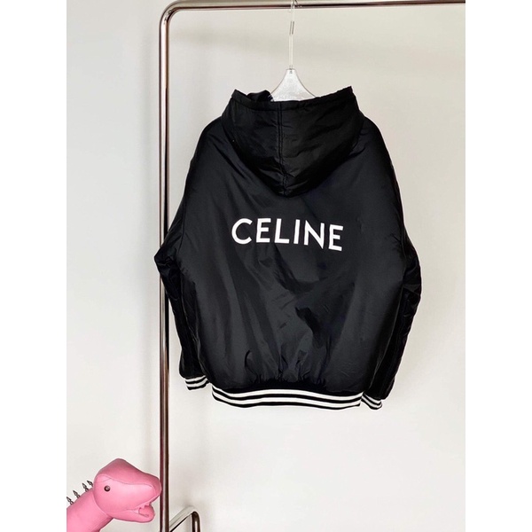 Áo khoác C3line varsity jacket with hood ss21