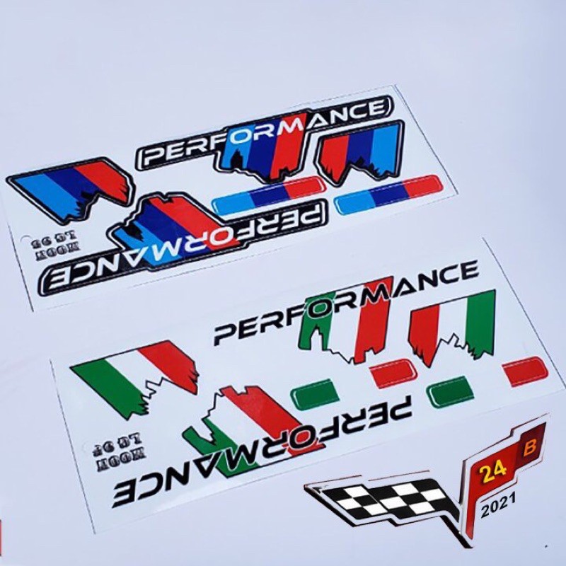 DECAL BÓNG PERFORMANCE KIỂU CỜ Ý