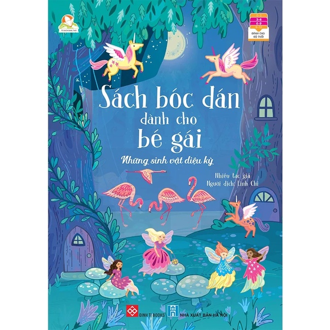 Sách bóc dán dành cho bé gái Combo 4 cuốn Đinh Tị books