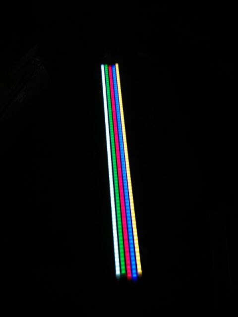 Tuýp led màu 12V tuýp dài 1m