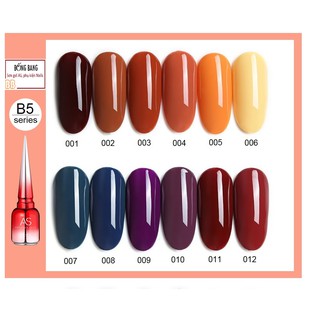 Sơn AS mã  màu vàng cam đất sét 12 màu ( B5). Sét 12 màu, chai đỏ 15ml