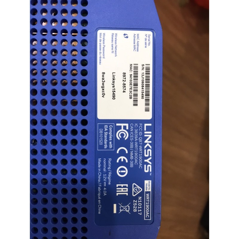 Router Wifi Linksys WRT1900AC 95