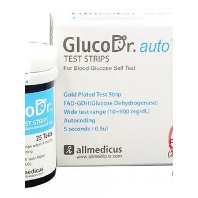 Que thử đường huyết Gluco Dr AGM-4000 Lọ 25 que