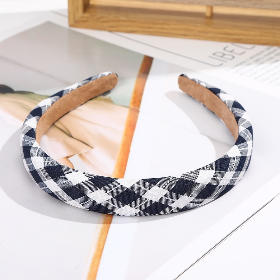 Băng đô xốp mỏng họa tiết kẻ sọc phong cách Hàn Quốc thời trang dành cho nữ dày 2cm