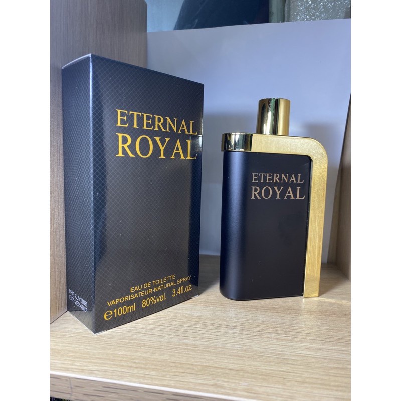 Nước Hoa Nam Cao Cấp ETERNAL ROYAL 100ML - Hương thơm Nam tính Cuốn hút Sang trọng Tinh tế -Lưu hương lâu từ 8-12 tiếng