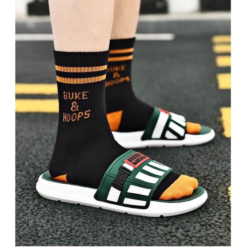 Dép quai ngang nam nữ  kẻ sọc  Hotrend mẫu mới nhất hiện nay đế siêu êm Xịn Xò