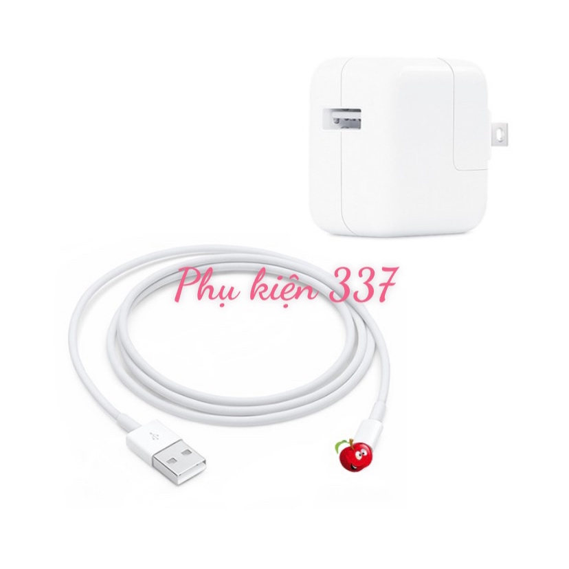 Bộ Sạc I-Pad Chuẩn 12W - Dây Cáp 6IC Sạc Nhanh Hơn .Tương Thích I-Pad 1/2/3/4/5/6/7/ Mini / Air