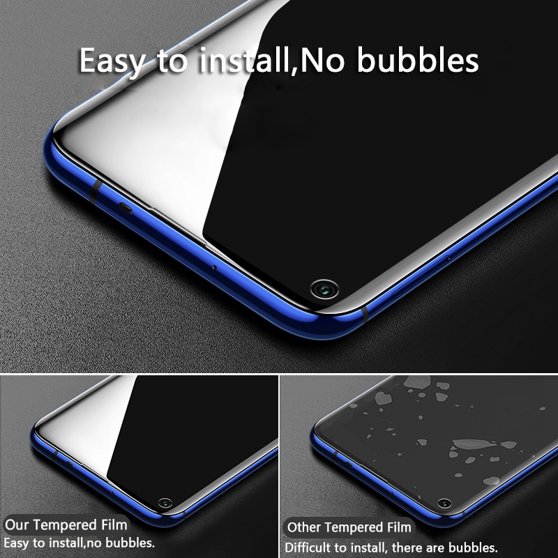 OPPO A92 9D Glass Film Screen Protector Tempered Glass Tempered 9D Curved Fill Cover