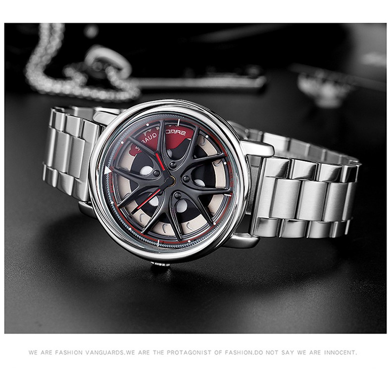 Đồng hồ Nam Sanda P1025 Mặt Xoay 360 Dây Thép | BigBuy360 - bigbuy360.vn