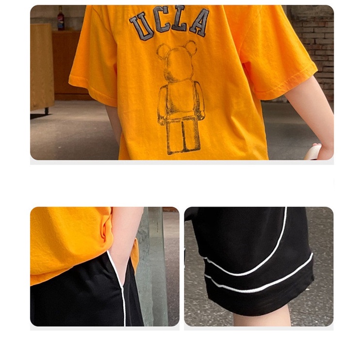 Set Bộ quần áo Cho Bé Trai Mùa Hè THANH THỊNH 20-45kg Mẫu UCLA. Thiết kế đẹp, đường may kỹ.