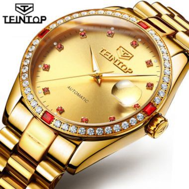 ĐỒNG HỒ NAM CHÍNH HÃNG TEINTOP T7007-1 hàng mới,Kính sapphire ,chống xước,Chống nước,máy cơ(Automatic),Bảo Hành 12 Tháng