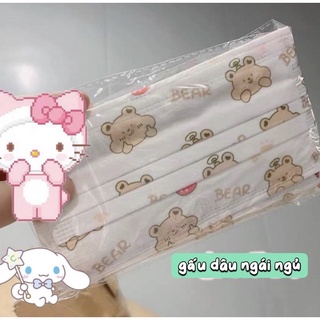 [SALE] KHẨU TRANG GẤU THỎ CUTE