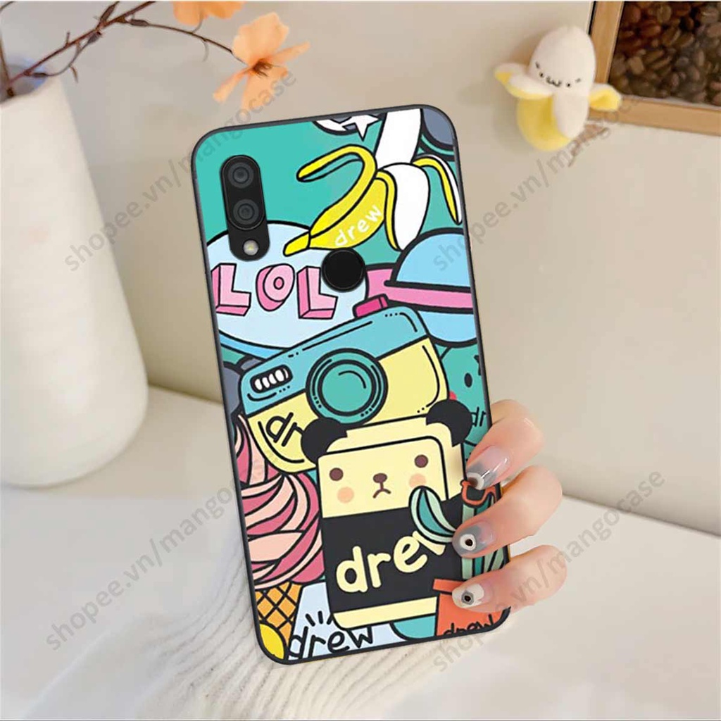Ốp lưng điện thoại Xiaomi Redmi 7 drew, kaws, bape cao cấp, vỏ ốp rẻ đẹp