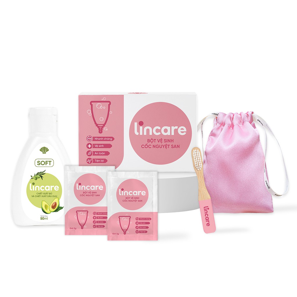 Bộ Toàn diện Lincare vệ sinh cốc nguyệt san (4 sản phẩm)