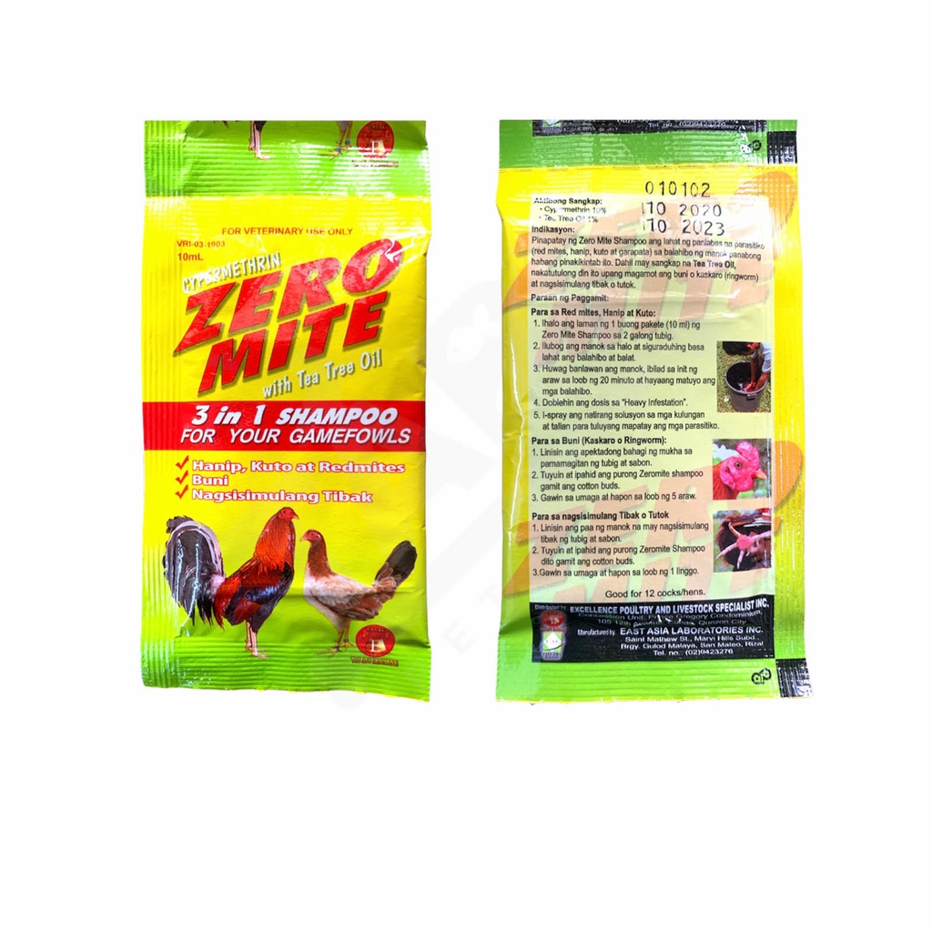 [NHẬN QUÀ KHI MUA ĐƠN 99K] Zero Mite Xà Bông Tắm Gà Đẹp Lông, Diệt Rận Mạt