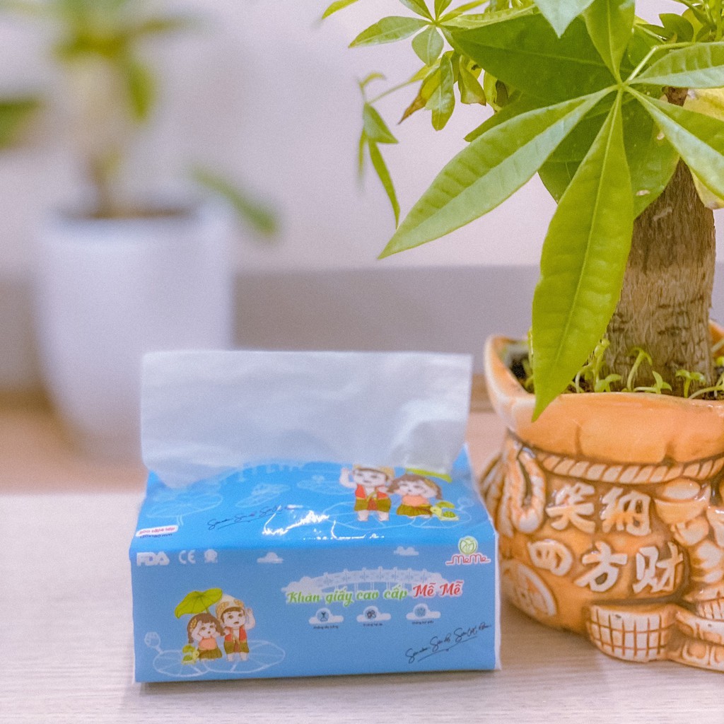 Combo 30 Gói Khăn Giấy Cao Cấp Mễ Mễ 4 Lớp,300 Tờ 120x180mm Bé Be Be Shop