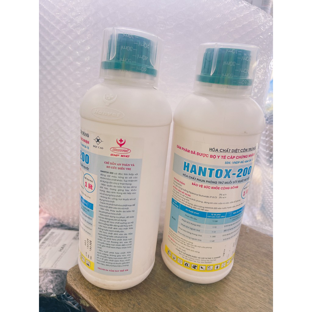 Hantox - 200 chai 1L diệt bọ chó mèo, muỗi, kiến gián...