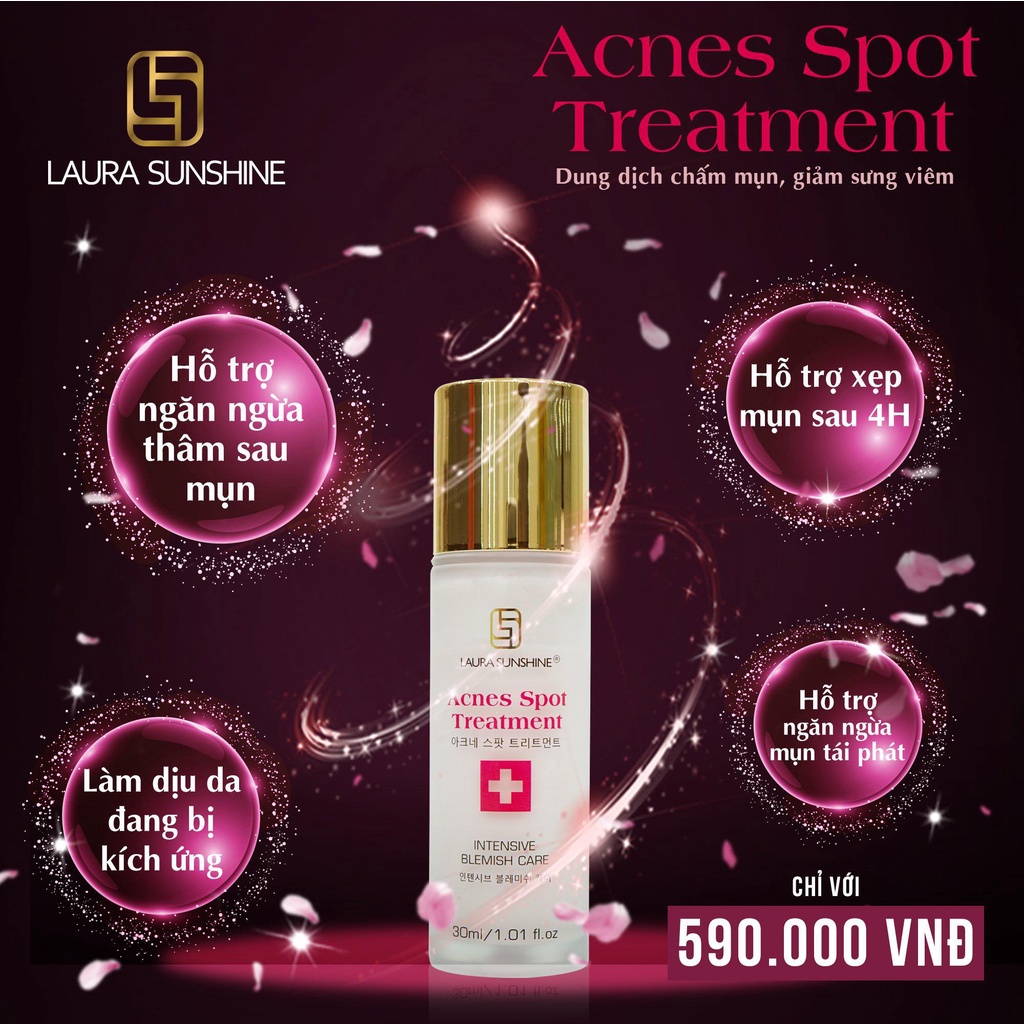 Kem giảm mụn, ngừa thâm do mụn, sáng da Nhật Kim Anh- Acnes Spot treatment Laura Sunshine