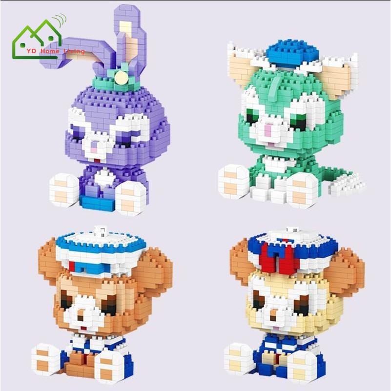 YD Đồ Chơi Lắp Ráp Lego 3D Hình Disney Dễ Thương Dành Cho Bé Bộ xếp hình động vật dễ thương