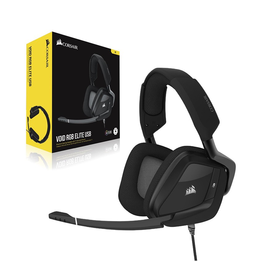 Tai Nghe Corsair VOID ELITE Surround 7.1 Carbon (CA9011205AP) / Cherry (CA9011206AP)