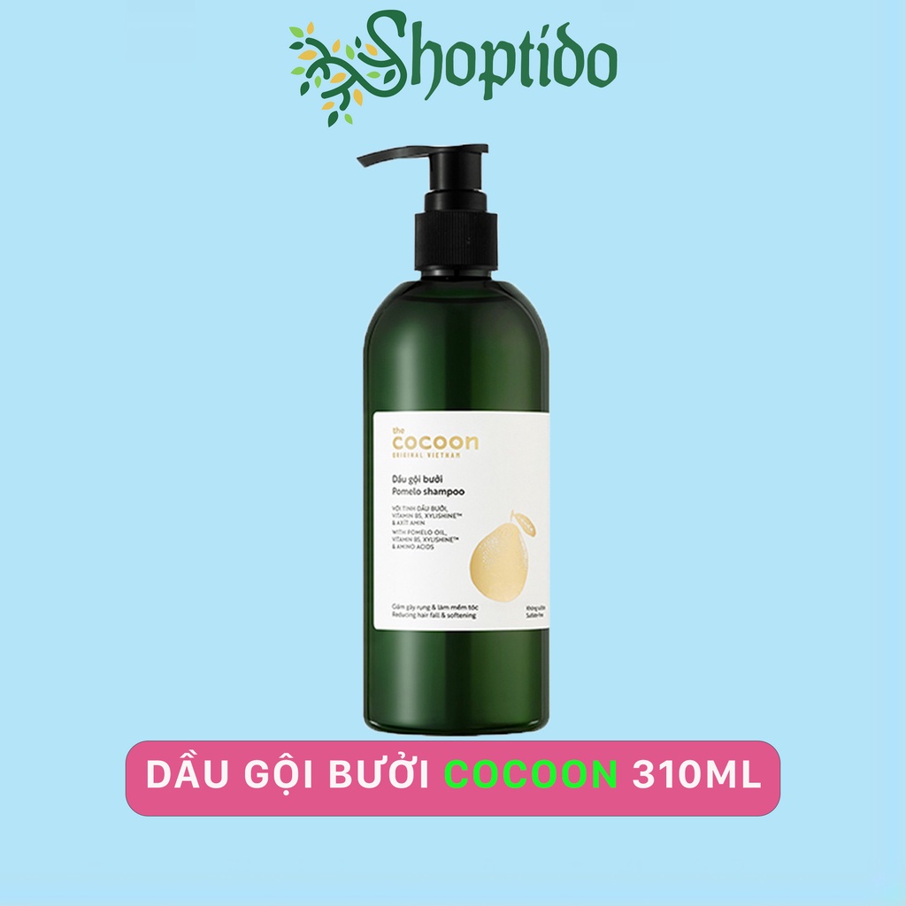 Dầu gội bưởi Cocoon kích thích mọc tóc, giảm gãy rụng và làm mềm tóc 310ml NPP Shoptido