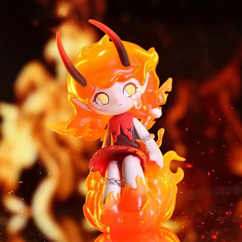 ❤sản phẩm chính thức❤AZURA Yếu tố tự nhiên POPMART Hộp mù Quà tặng Con búp bê Người mẫu Đồ chơi