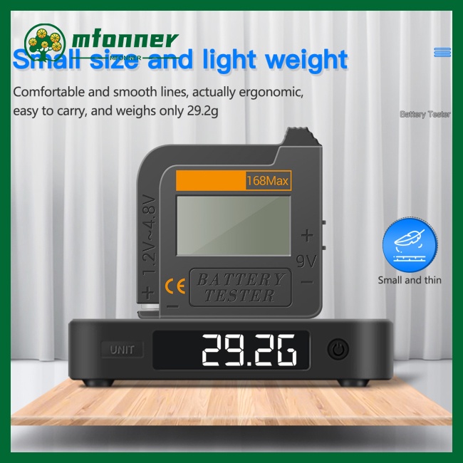ANENG Máy Kiểm Tra Điện Áp Pin 168MAX Độ Chính Xác Cao Cho AA AAA LR44 CR2032