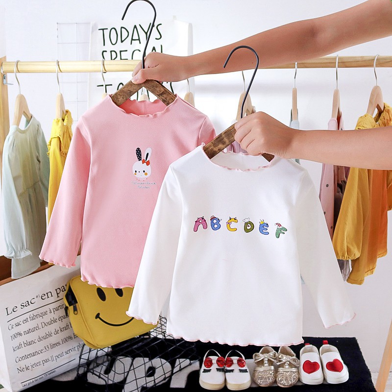 Áo Thun Tay Dài Xinh Xắn Dành Cho Bé Gái