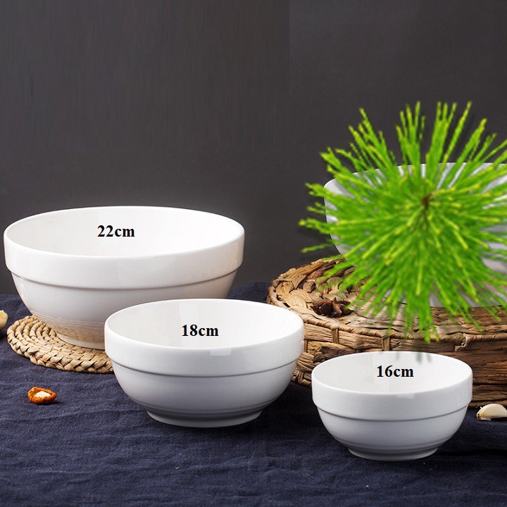 tô sứ trắng - tô sứ