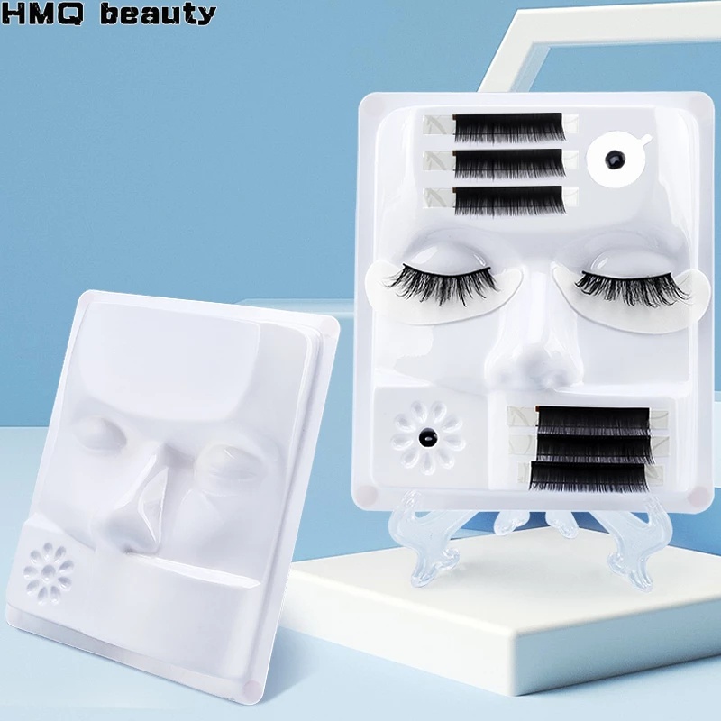 5 trong 1 thực hành băng keo khay lông mi kéo dài tổ chức màn hình trang điểm lông mi đào tạo