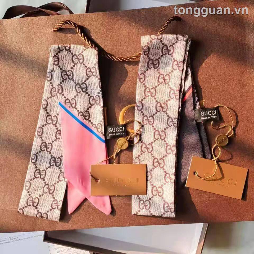 ❁✻Khăn Lụa Quấn Cổ Tay Túi Xách Thời Trang GuCCI 2022