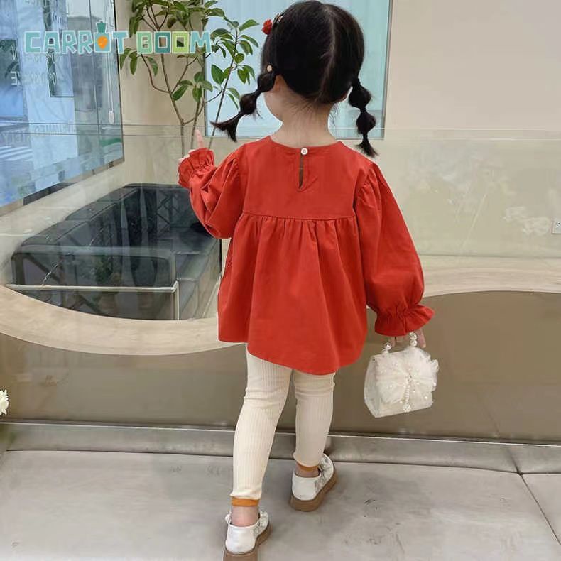 Áo Sơmi DàI Tay Dễ Thương Cho Bé GáI