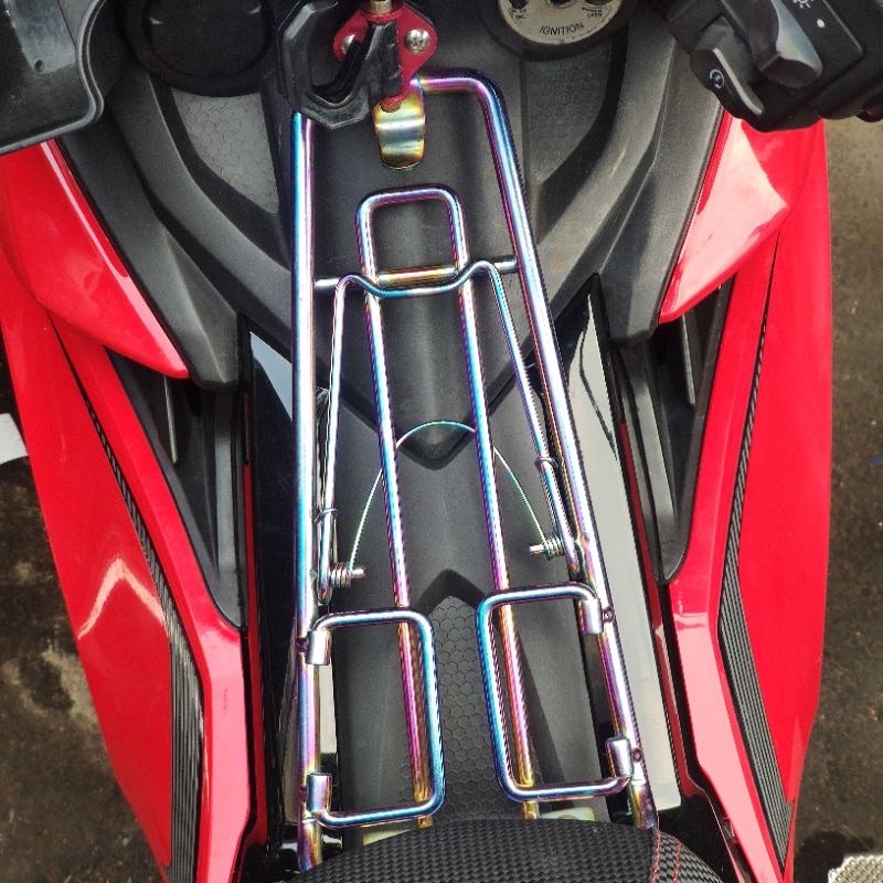 Baga Xe EX150 Exciter 2015-&gt;2020 Sơn Đen/Inox/Titan