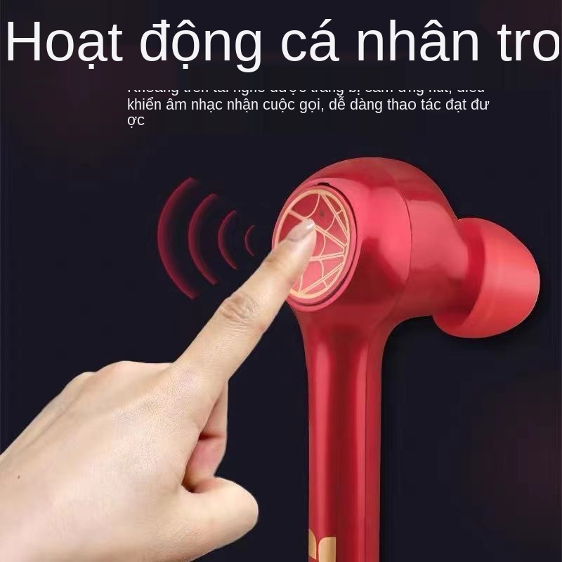 MONSTER / Magic Marvel Tai nghe Bluetooth tùy chỉnh đồng thương hiệu Iron Man Captain America Spiderman Cool Sports