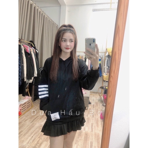 [Siêu đẹp ] Áo Nỉ dài tay có mũ, Aó Hoodie Hình Chữ form rộng freesize 40kg_68kg hot hít đẹp xuất sắc ( kèm ảnh thật) | BigBuy360 - bigbuy360.vn