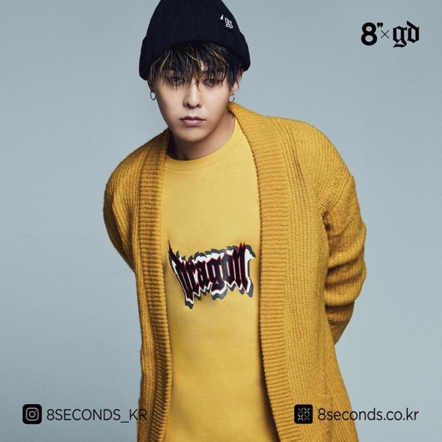 Áo nỉ dài tay 8seconds x G-Dragon (có ảnh thật)