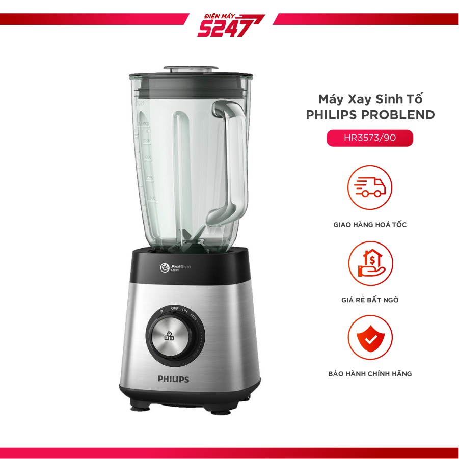 Máy Xay Sinh Tố Philips Problend HR3573/90 - Bảo hành Chính Hãng