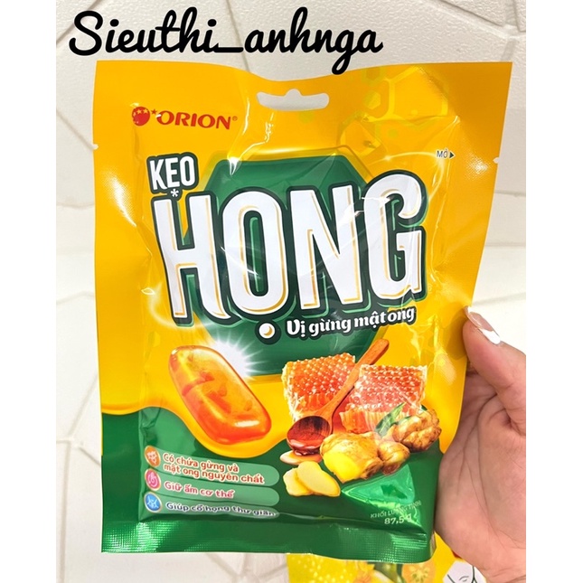 KẸO HỌNG MẬT ONG QUẤT ORION 87,5G.